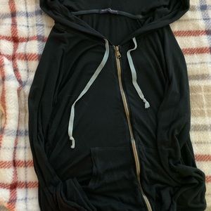 Brandy Melville Black Zip up
